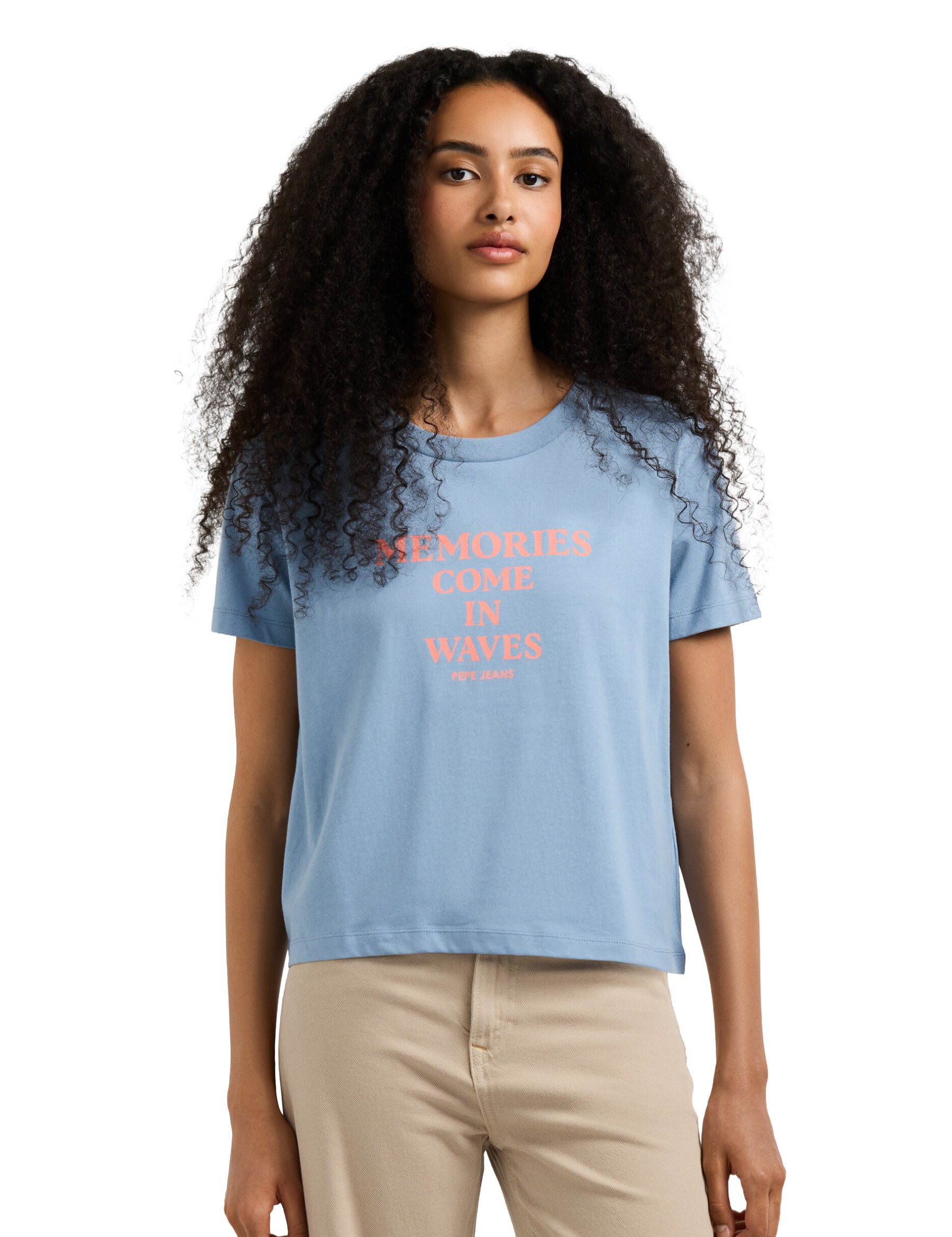 T-shirt Blu Pepe Jeans
