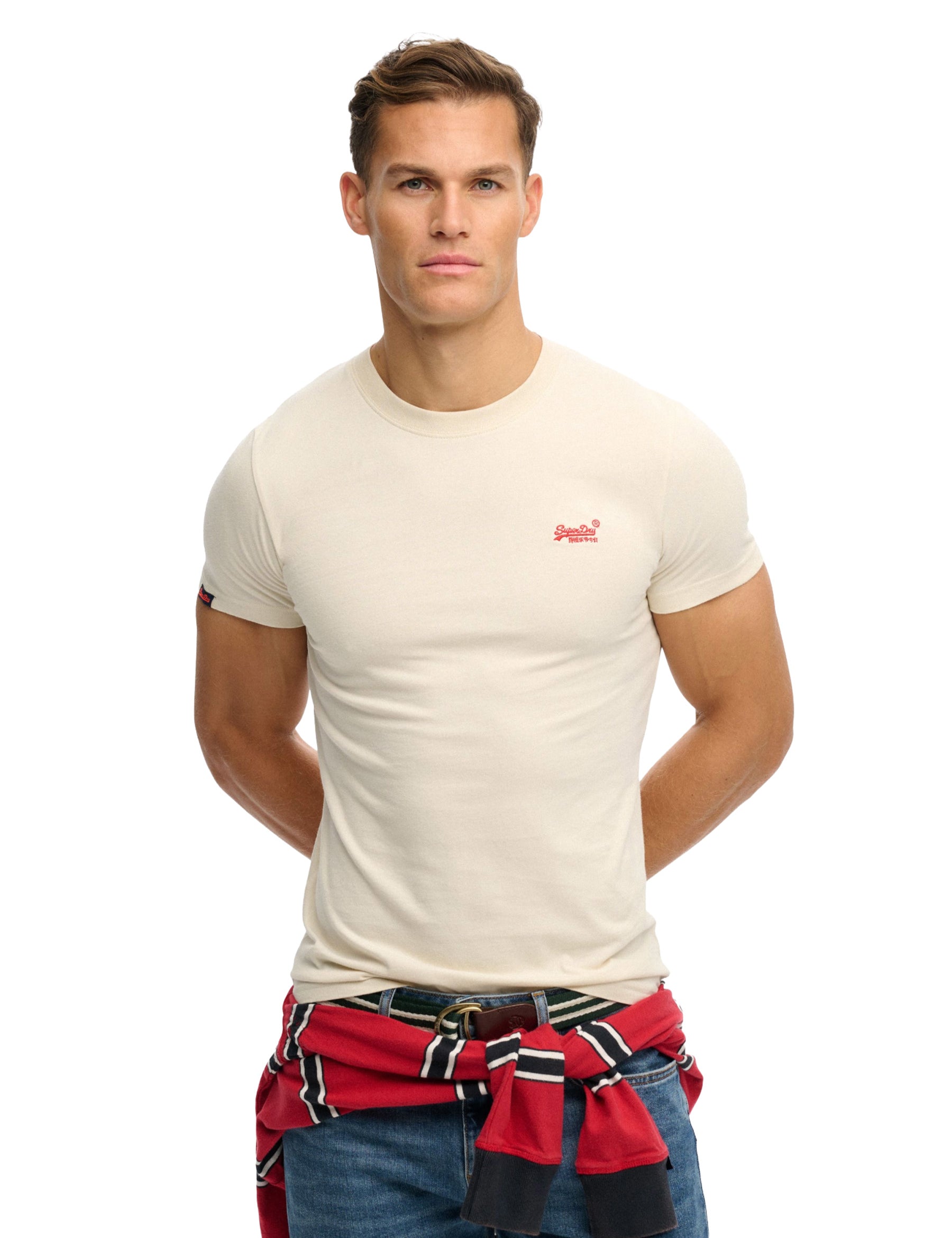 T-shirt Beige Superdry