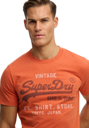 T-shirt Arancio Superdry