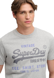 T-shirt Grigio Superdry