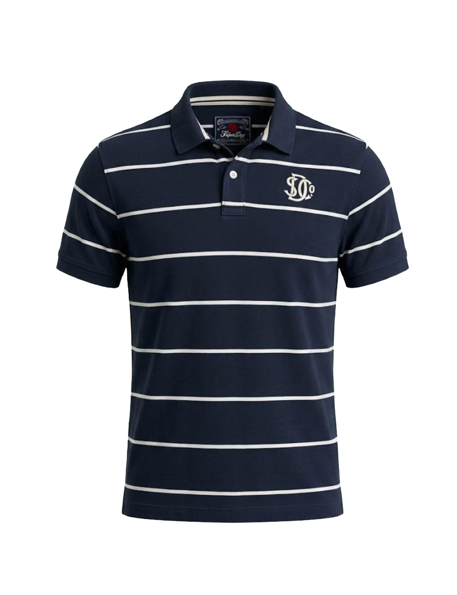Polo Blu Scuro Superdry
