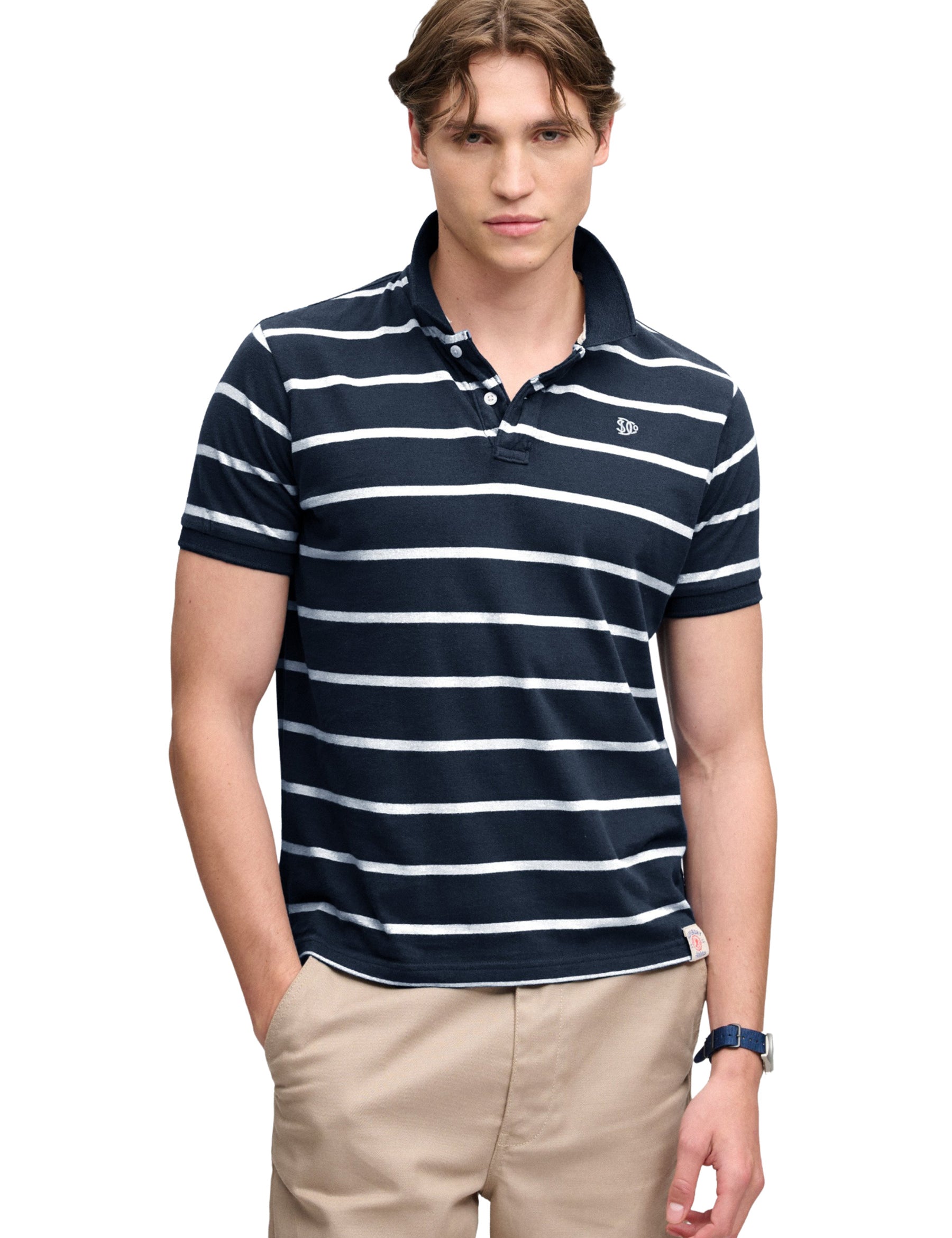 Polo Blu Scuro Superdry