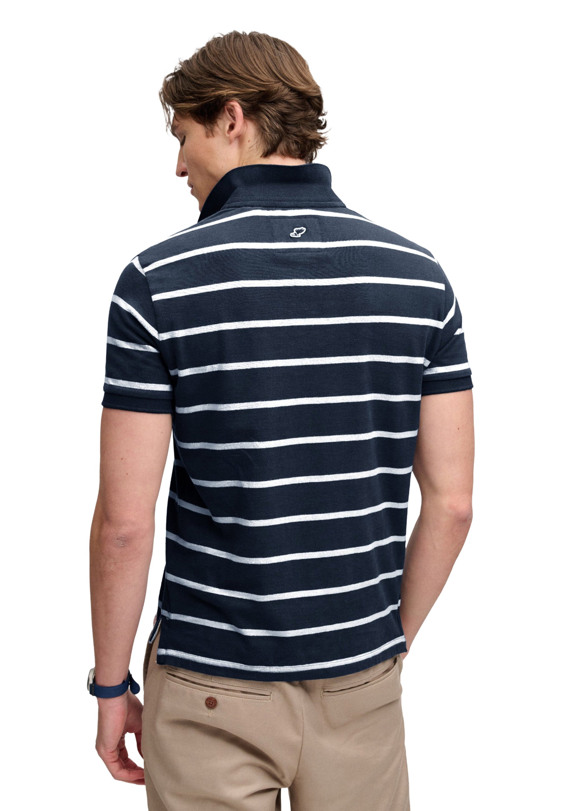 Polo Blu Scuro Superdry