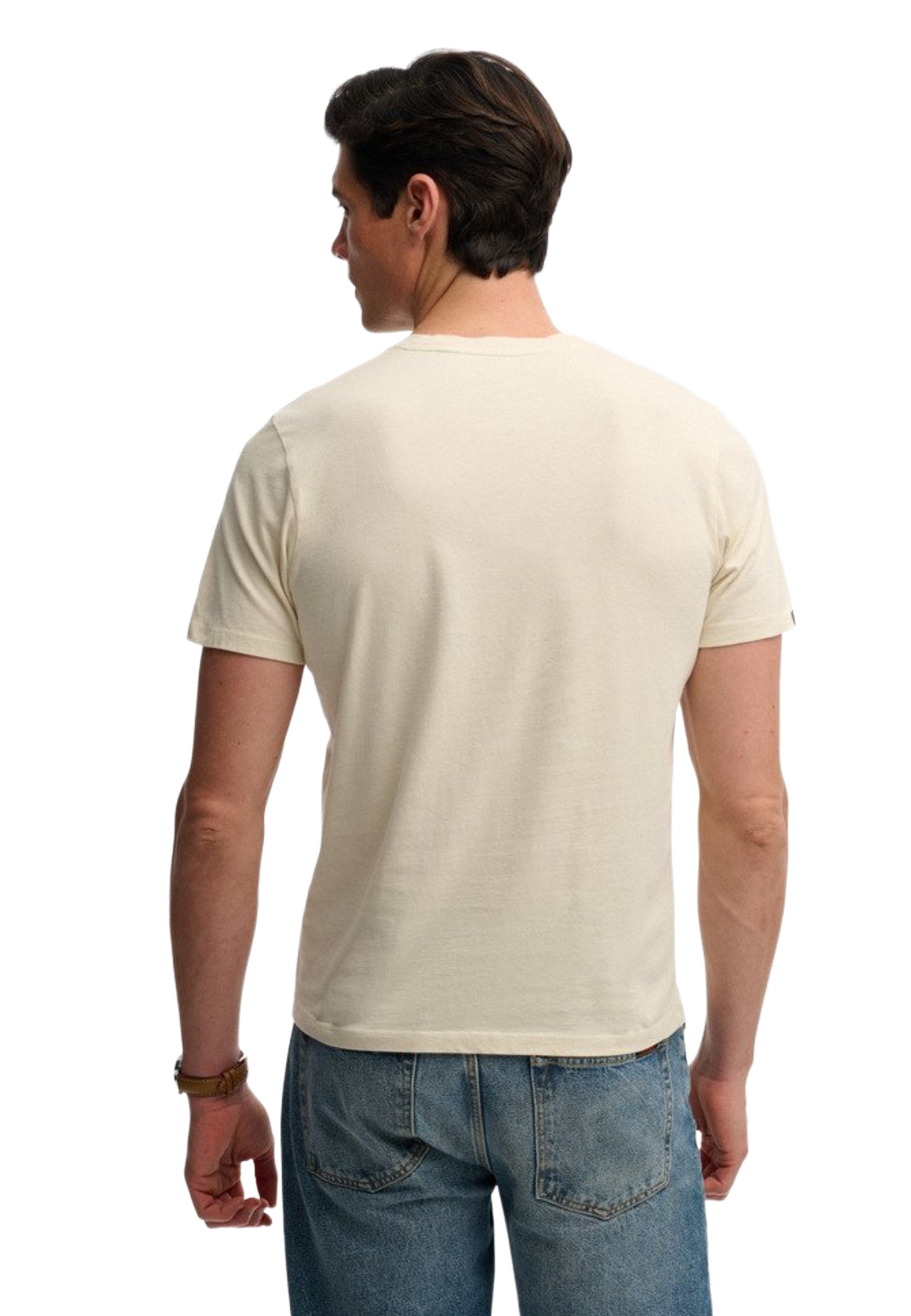 T-shirt Beige Superdry