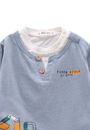 T-shirt Blu Melby