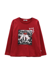 T-shirt Rosso Melby