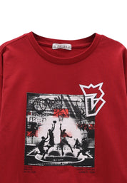 T-shirt Rosso Melby
