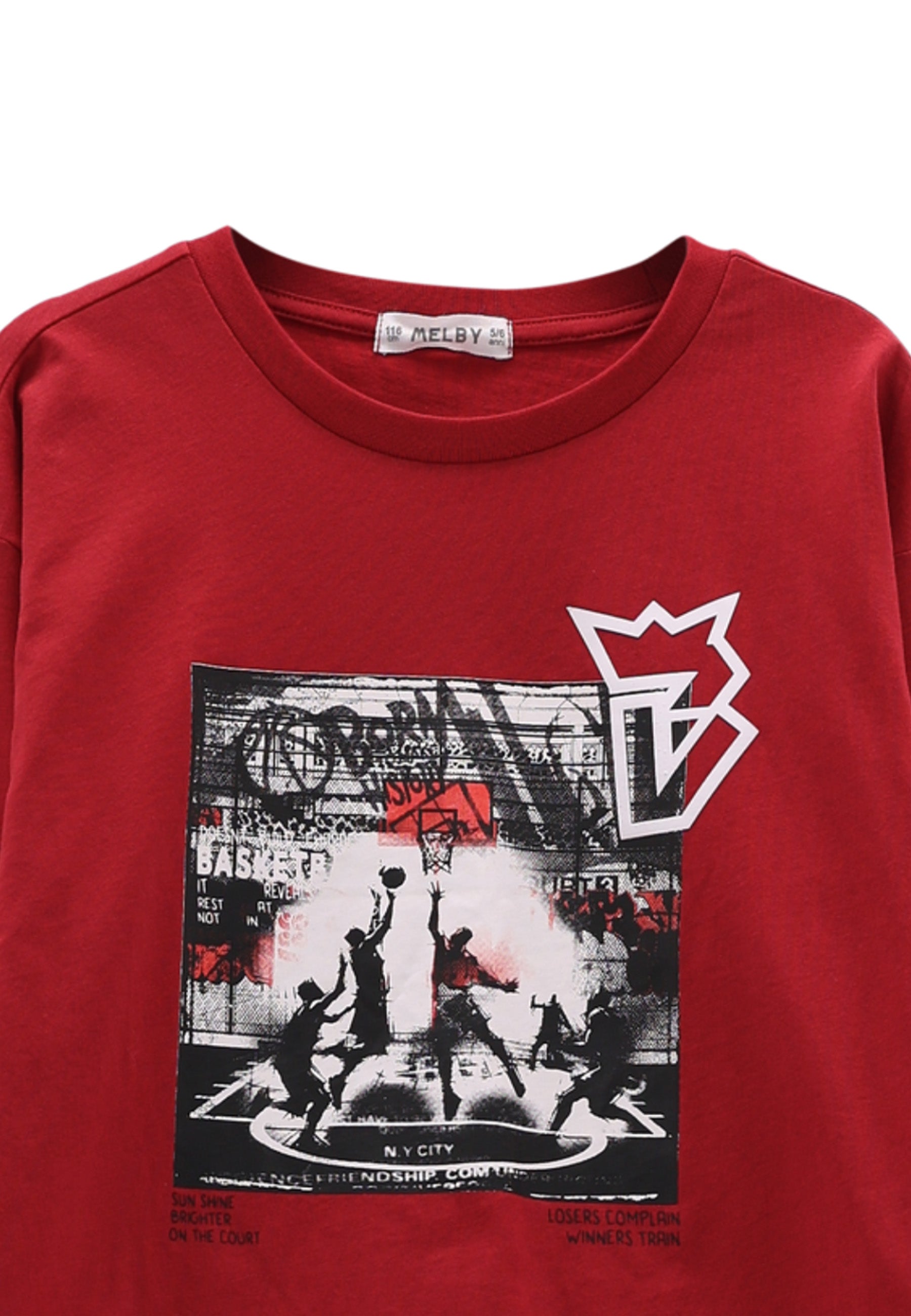 T-shirt Rosso Melby