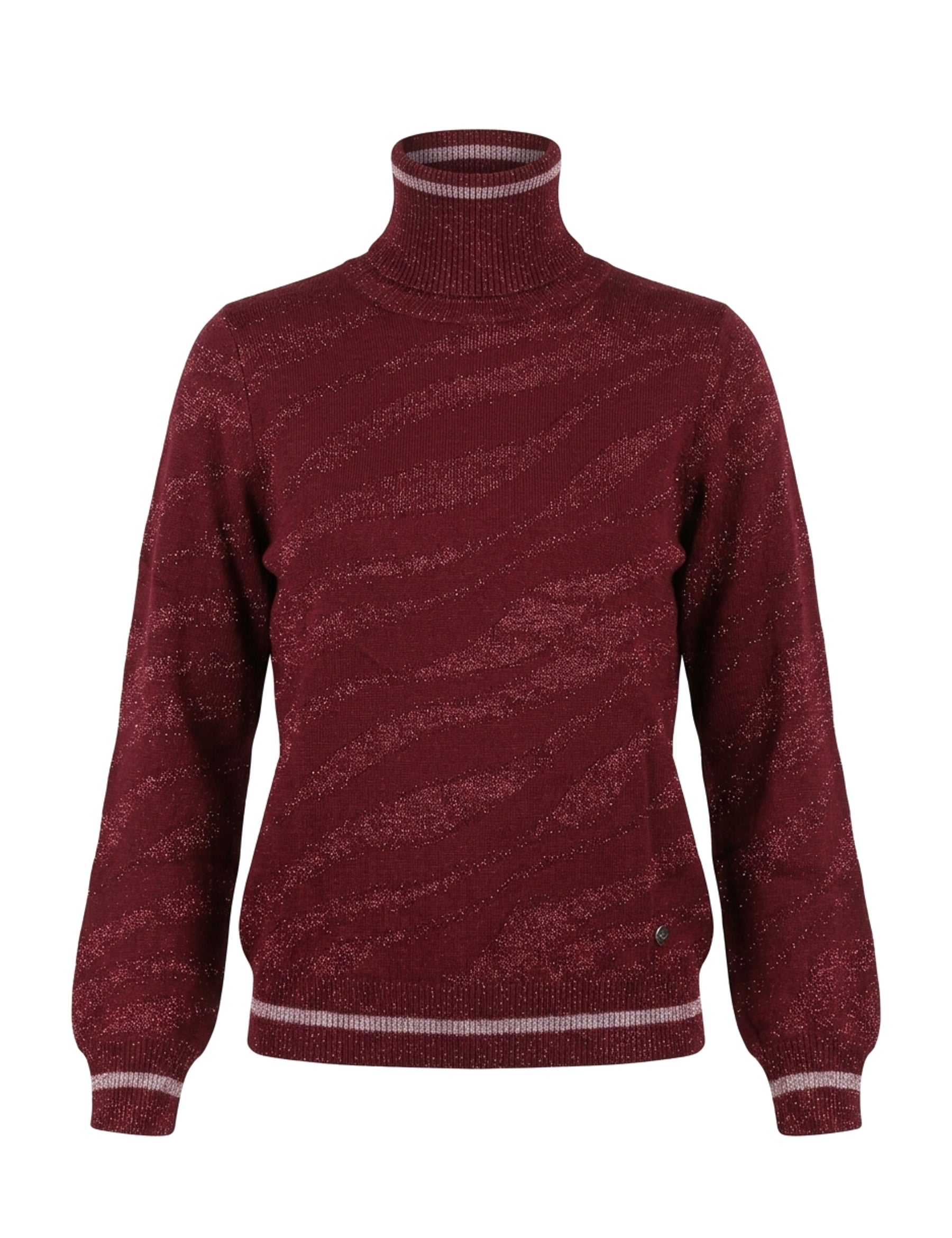 Maglia a collo alto Bordeaux Yes-zee