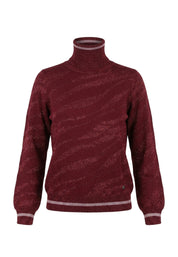 Maglia a collo alto Bordeaux Yes-zee