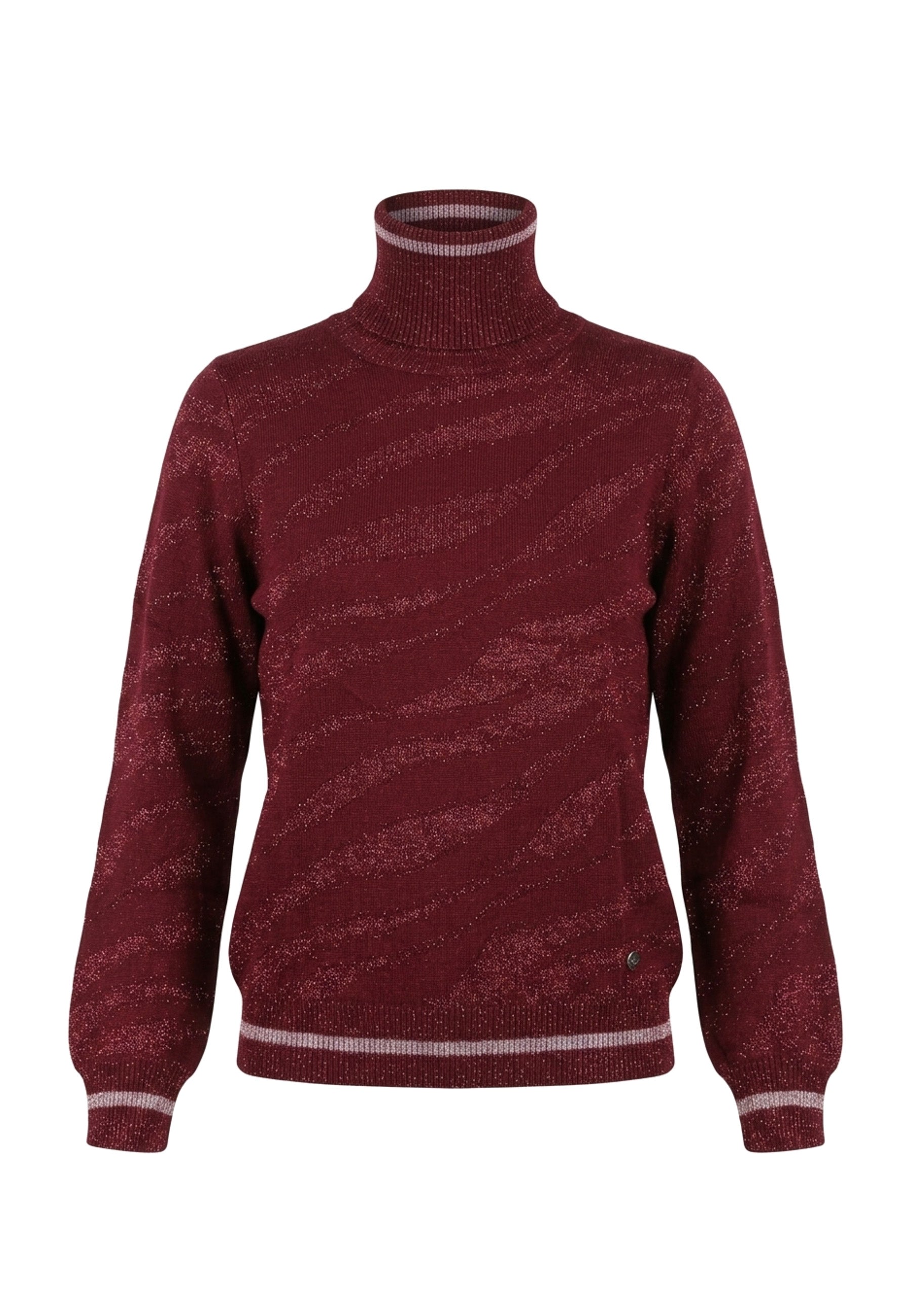 Maglia a collo alto Bordeaux Yes-zee
