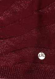 Maglia a collo alto Bordeaux Yes-zee