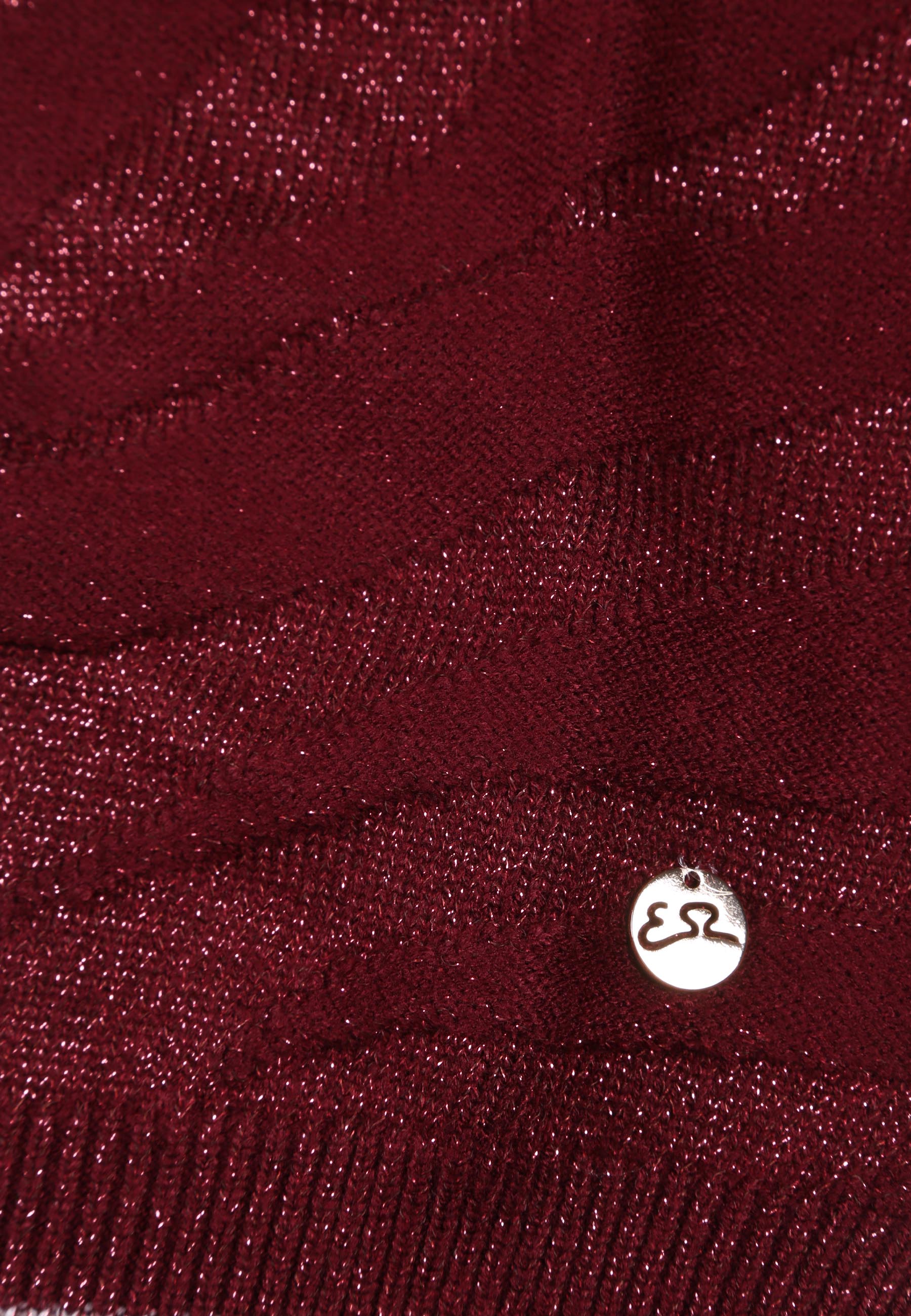 Maglia a collo alto Bordeaux Yes-zee