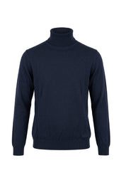 Maglia a collo alto Blu Yes-zee