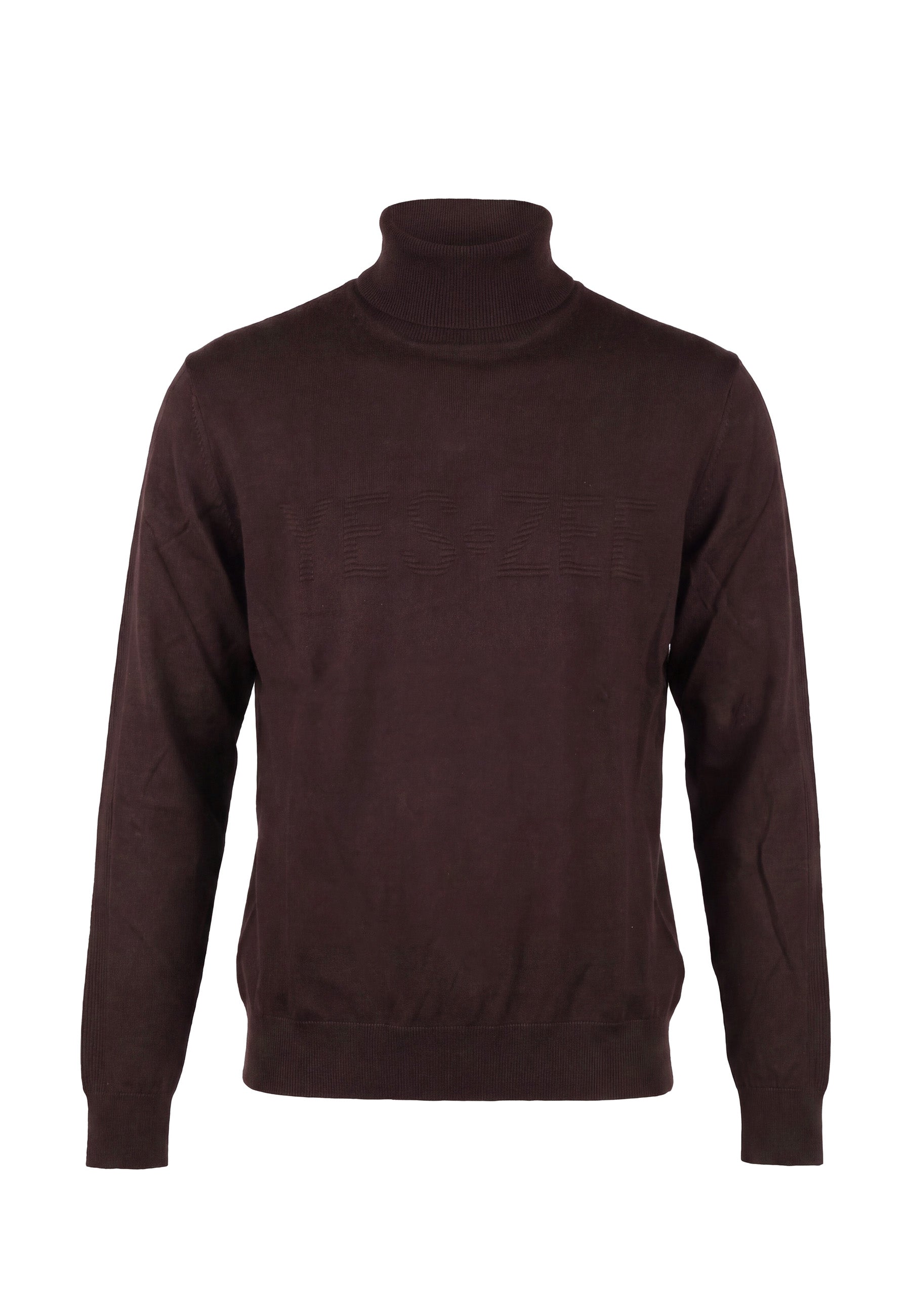 Maglia a collo alto Marrone Yes-zee