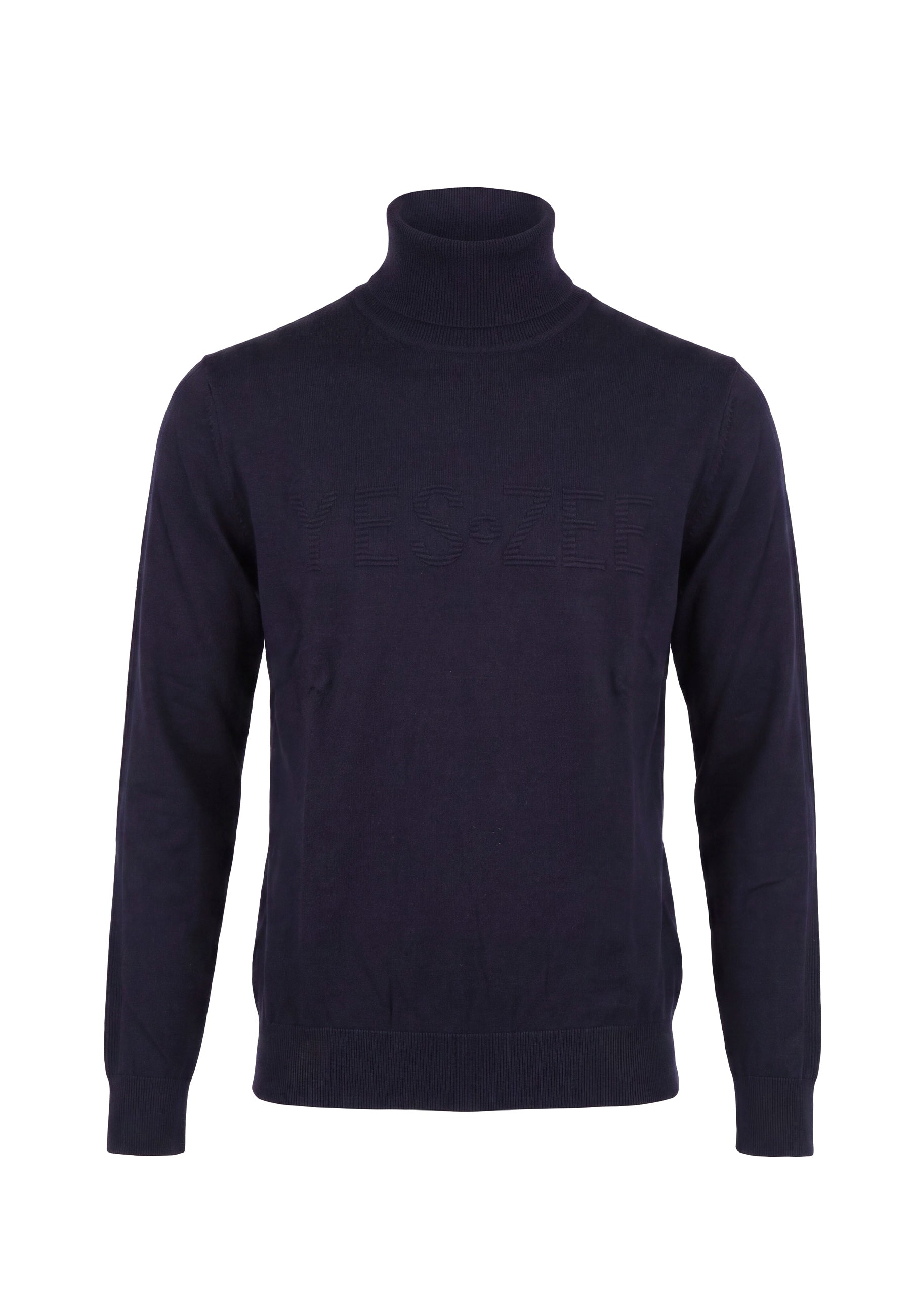 Maglia a collo alto Blu Yes-zee