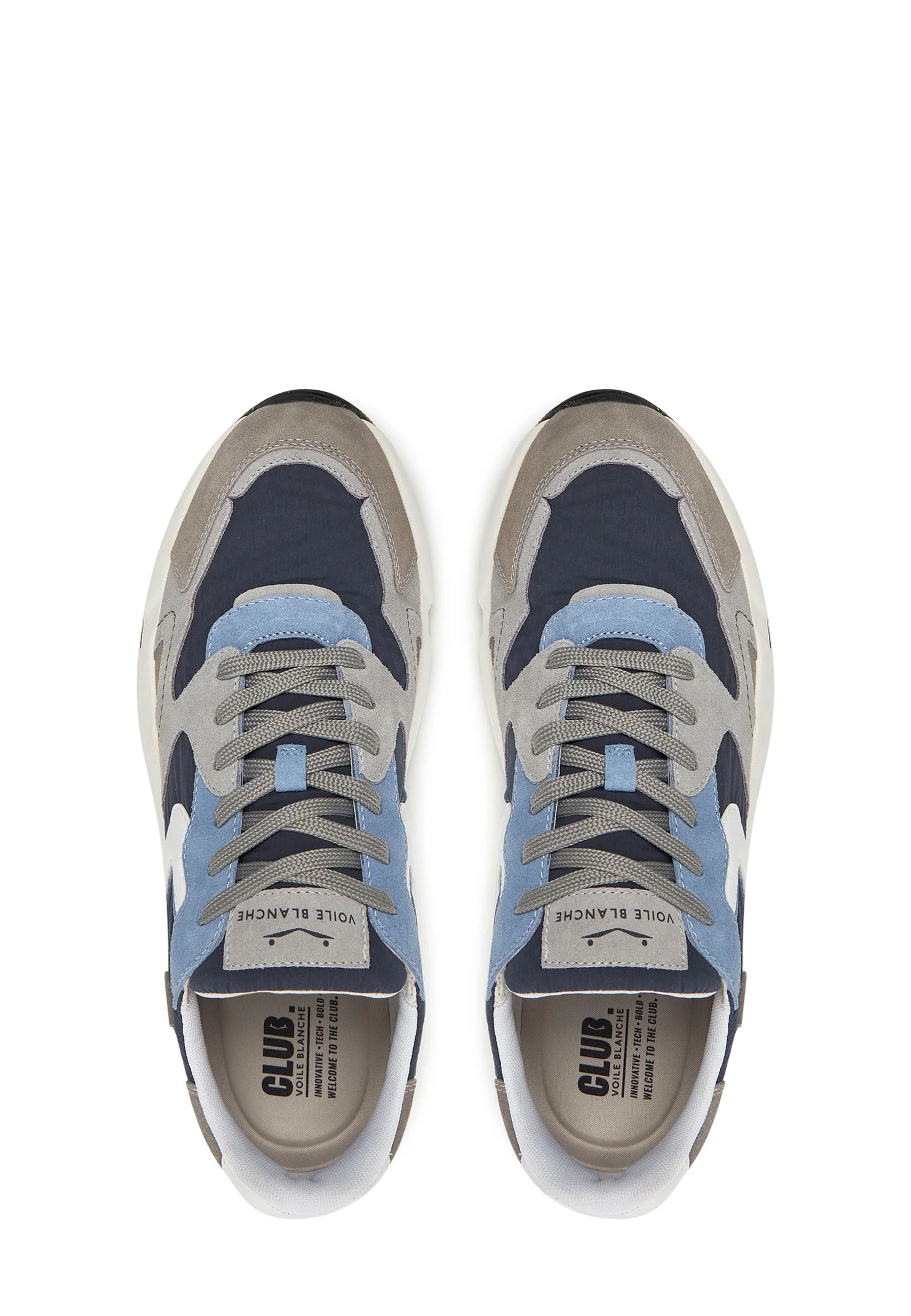 Sneakers Blu Voile Blanche