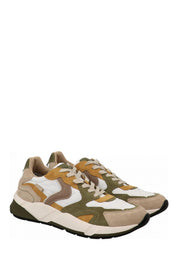 Sneakers Beige Voile Blanche