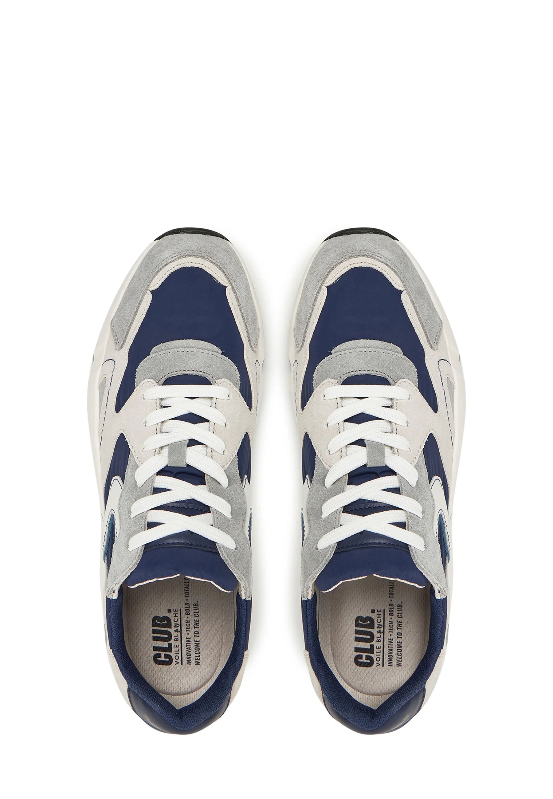 Sneakers Grigio Voile Blanche