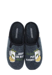 Pantofole Blu Grunland
