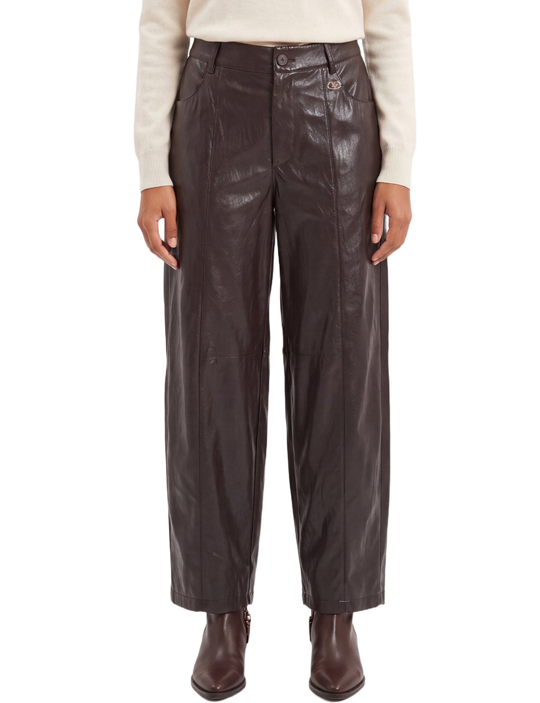Pantaloni Marrone Yes-zee