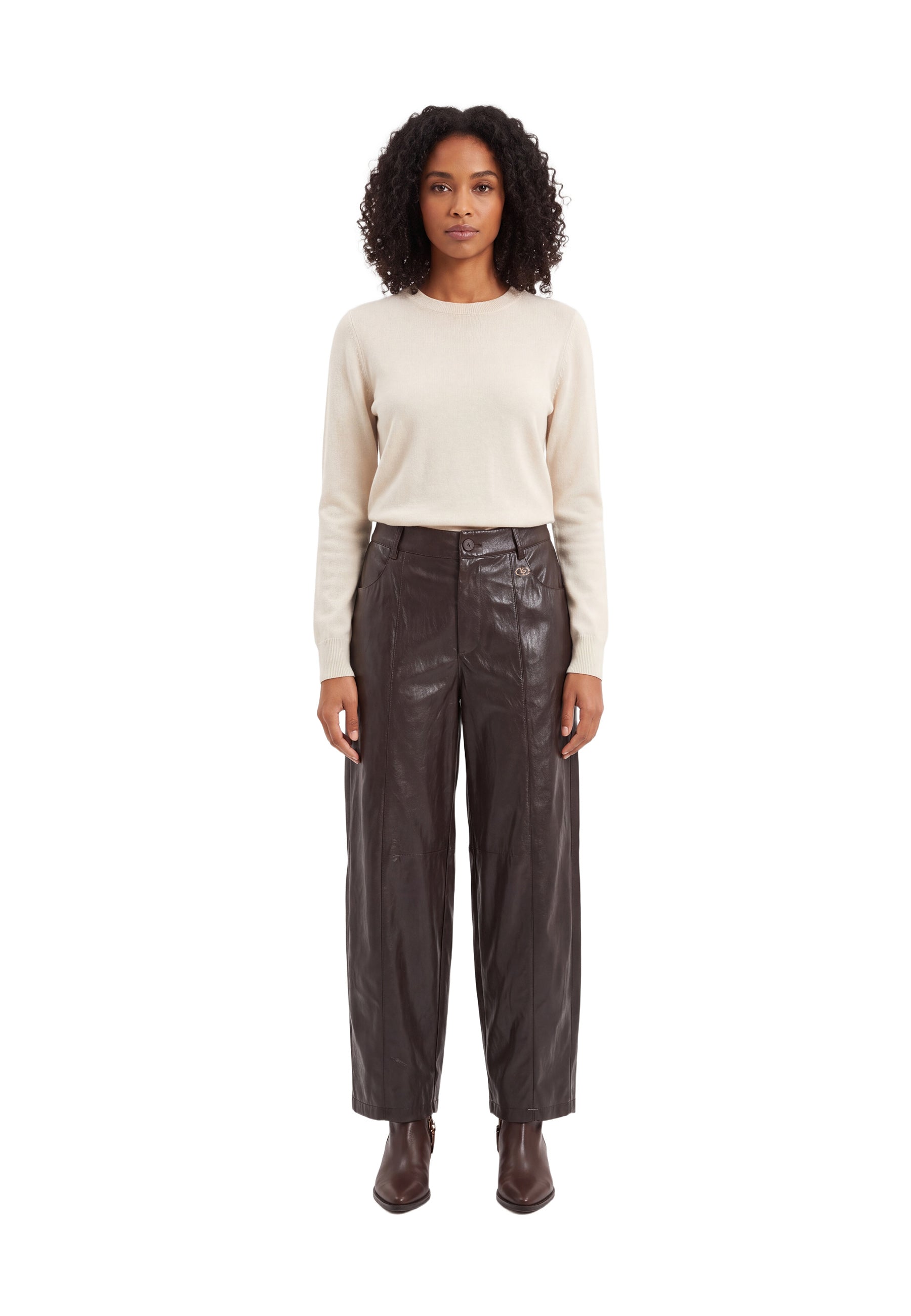 Pantaloni Marrone Yes-zee