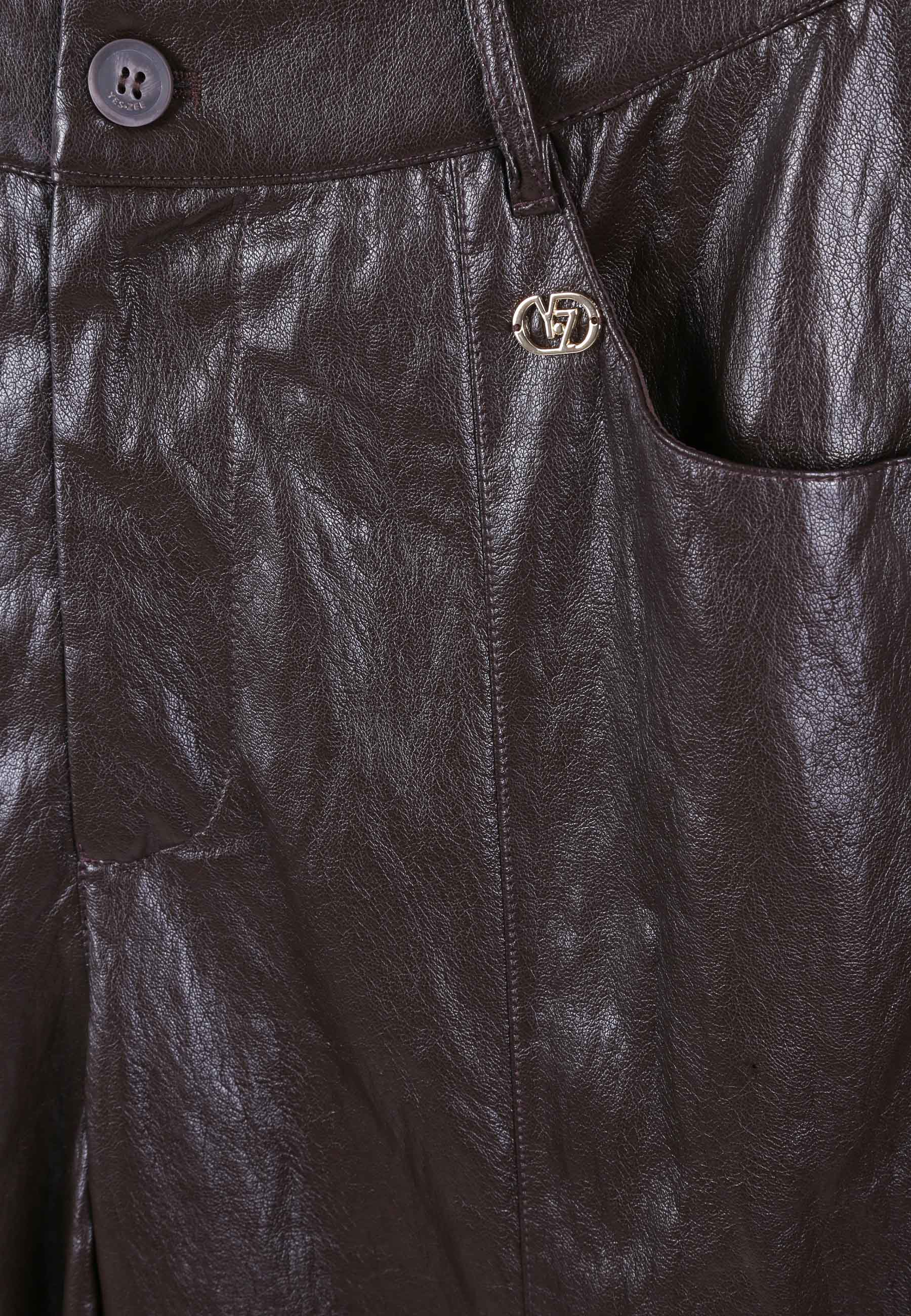 Pantaloni Marrone Yes-zee