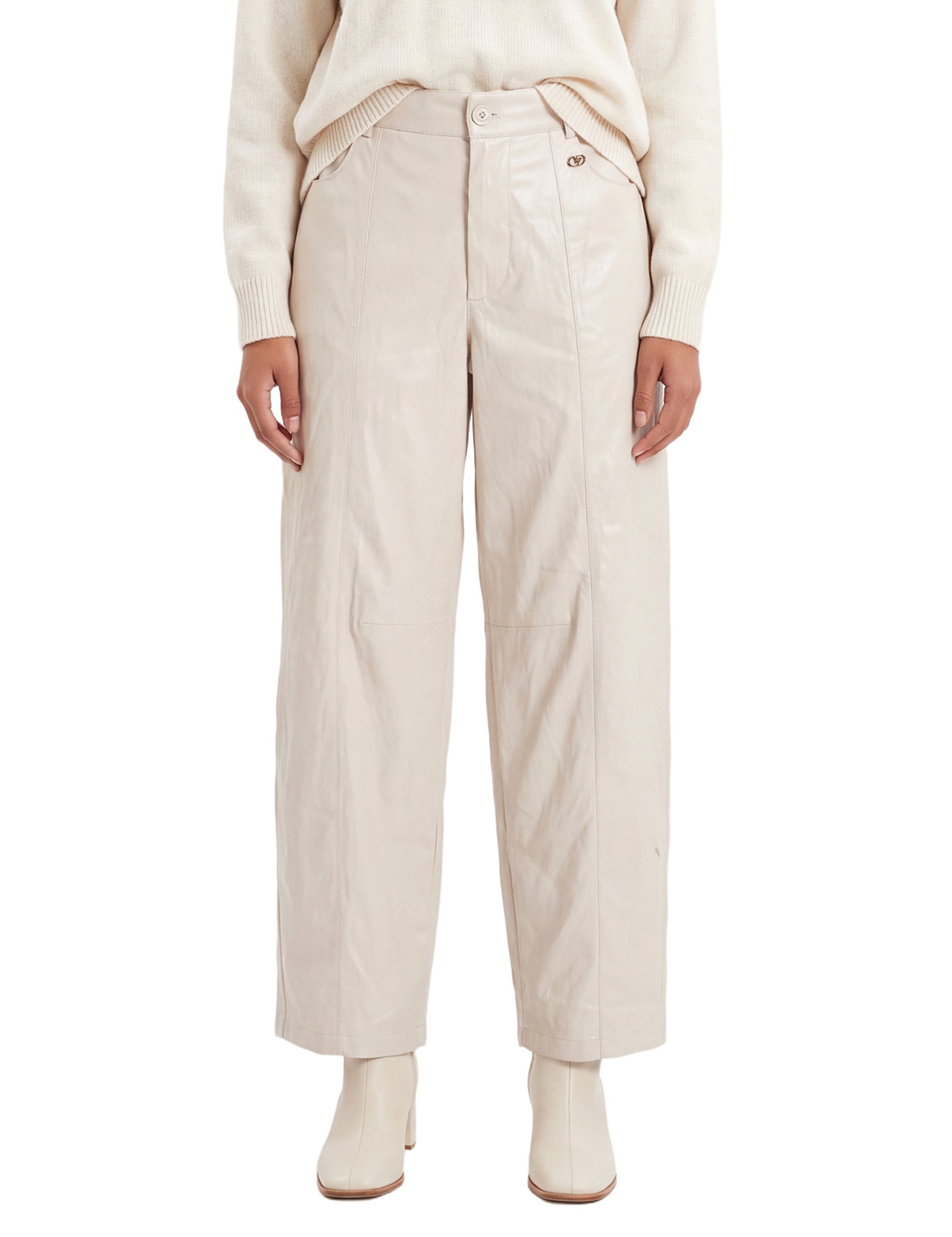 Pantaloni Beige Yes-zee