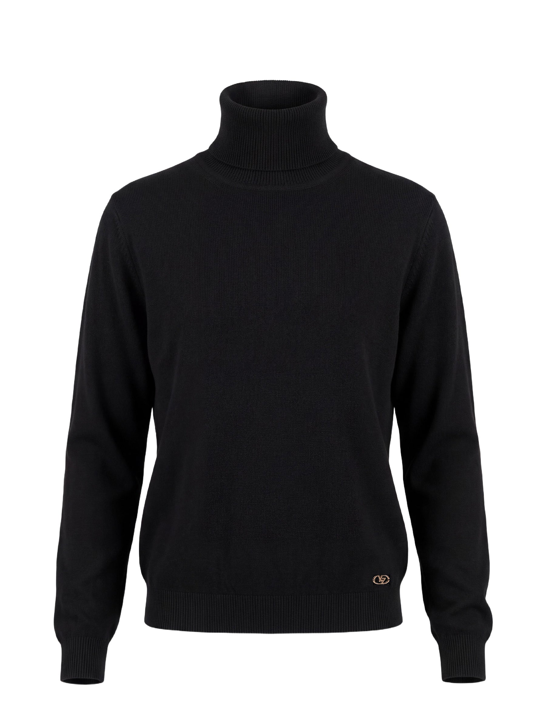 Maglia a collo alto Nero Yes-zee