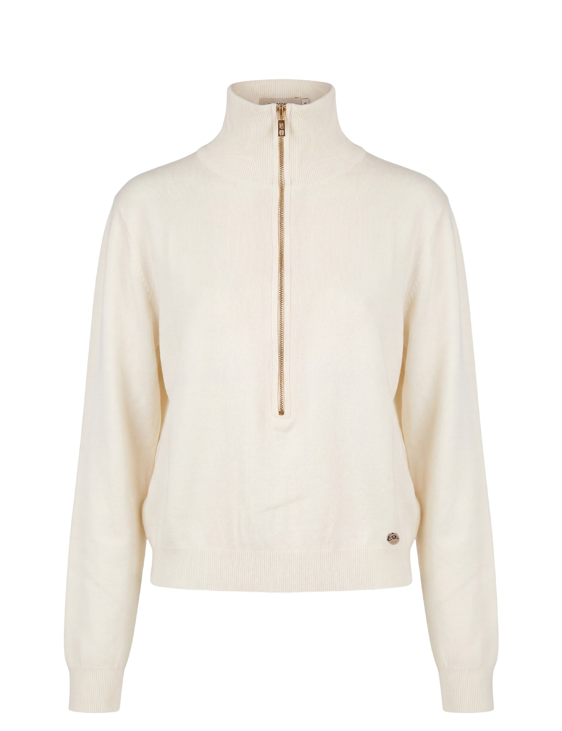 Maglia a collo alto Bianco Yes-zee