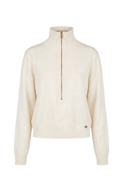 Maglia a collo alto Bianco Yes-zee
