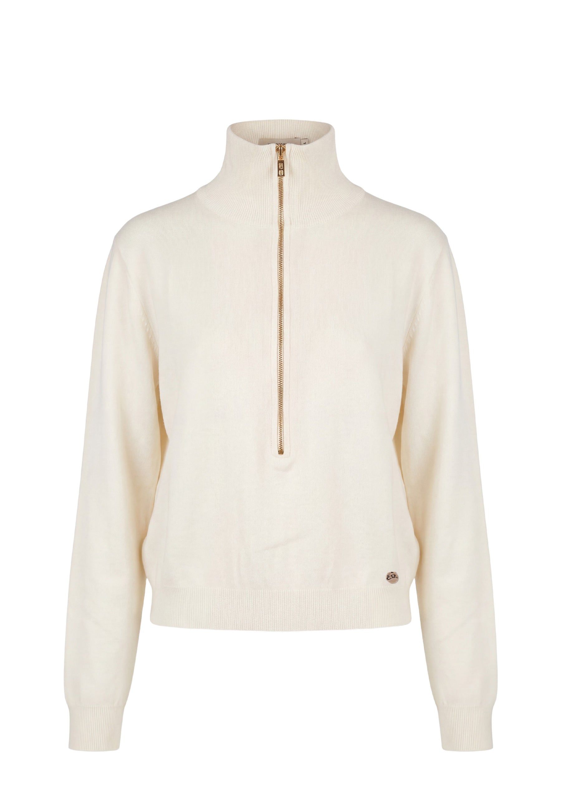 Maglia a collo alto Bianco Yes-zee