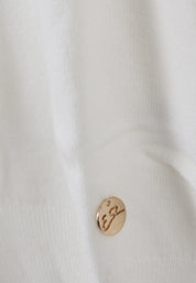 Maglia a collo alto Bianco Yes-zee