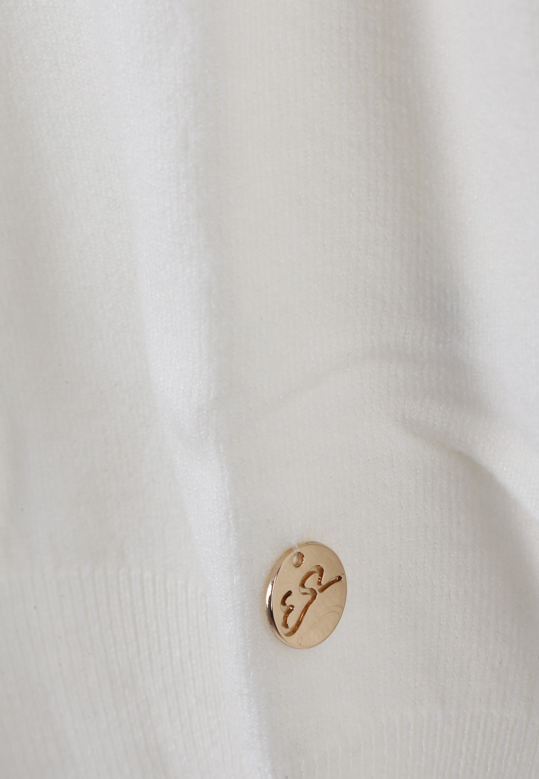 Maglia a collo alto Bianco Yes-zee