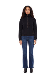 Maglia a collo alto Nero Yes-zee