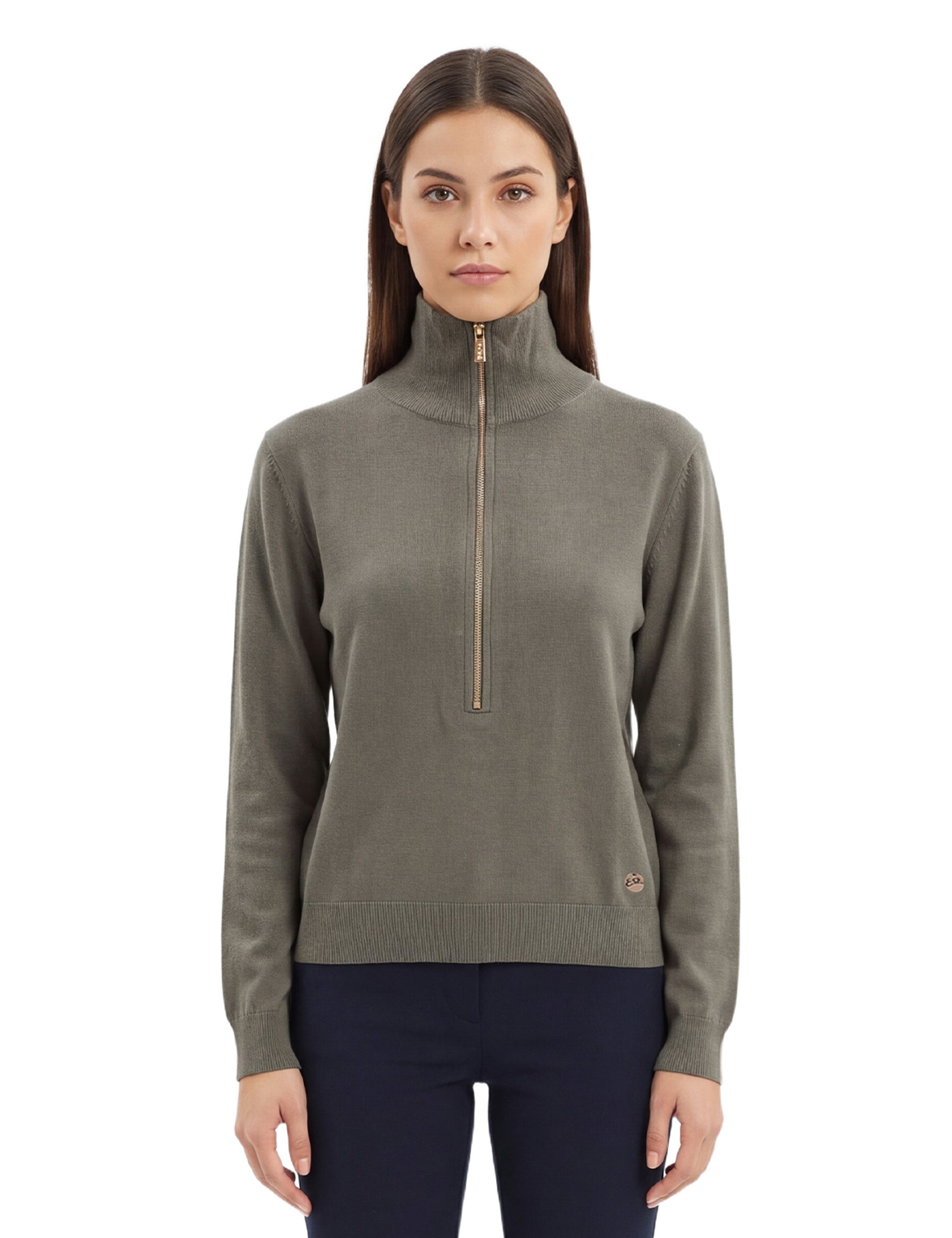 Maglia a collo alto Verde Yes-zee