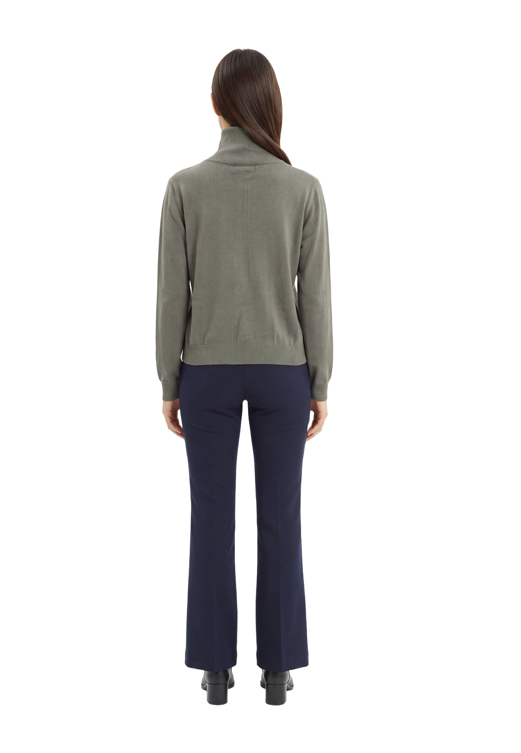 Maglia a collo alto Verde Yes-zee