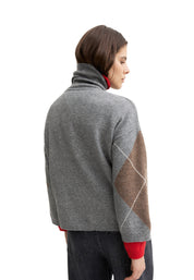 Maglia a collo alto Grigio Emme