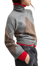 Maglia a collo alto Grigio Emme