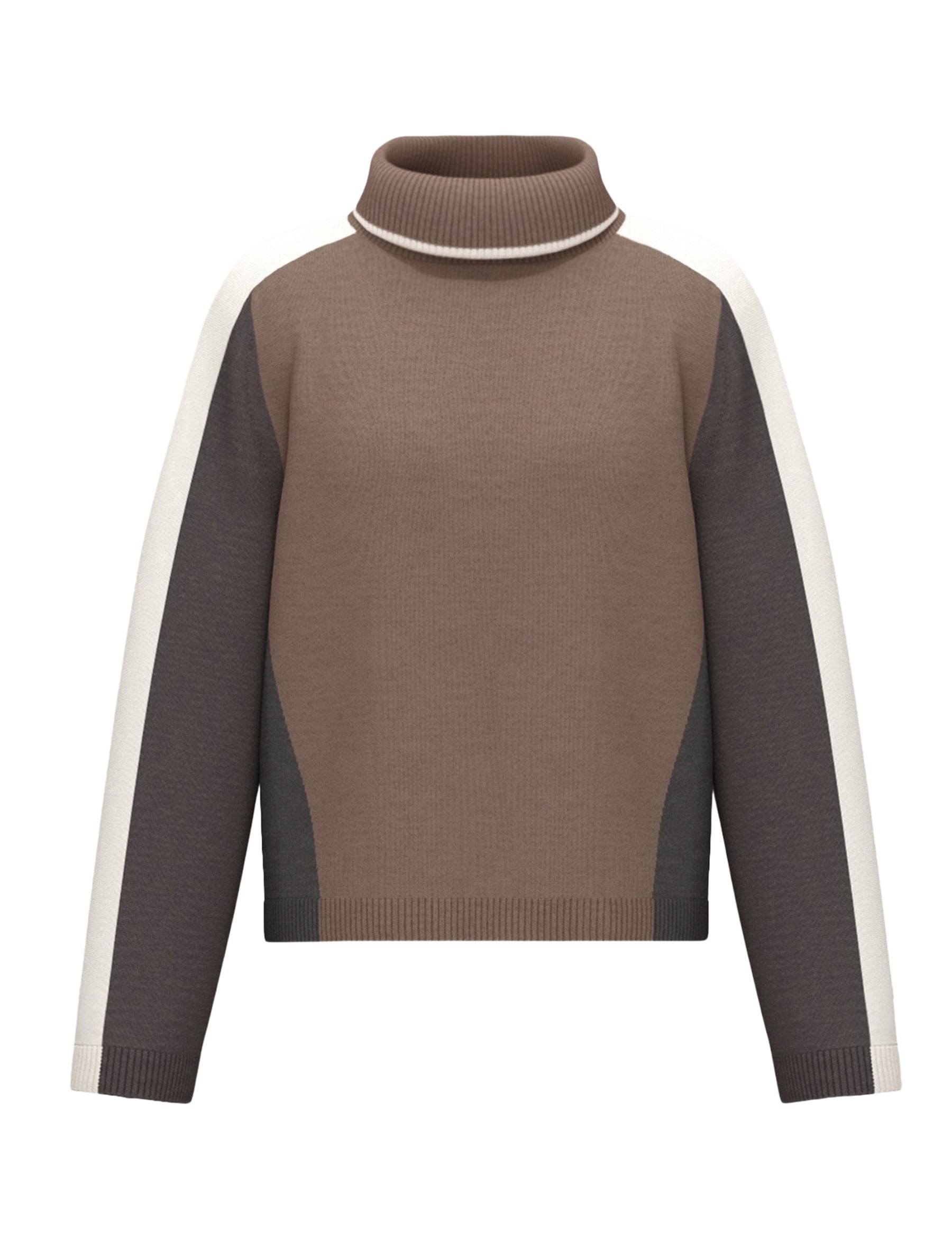 Maglia a collo alto Marrone Emme
