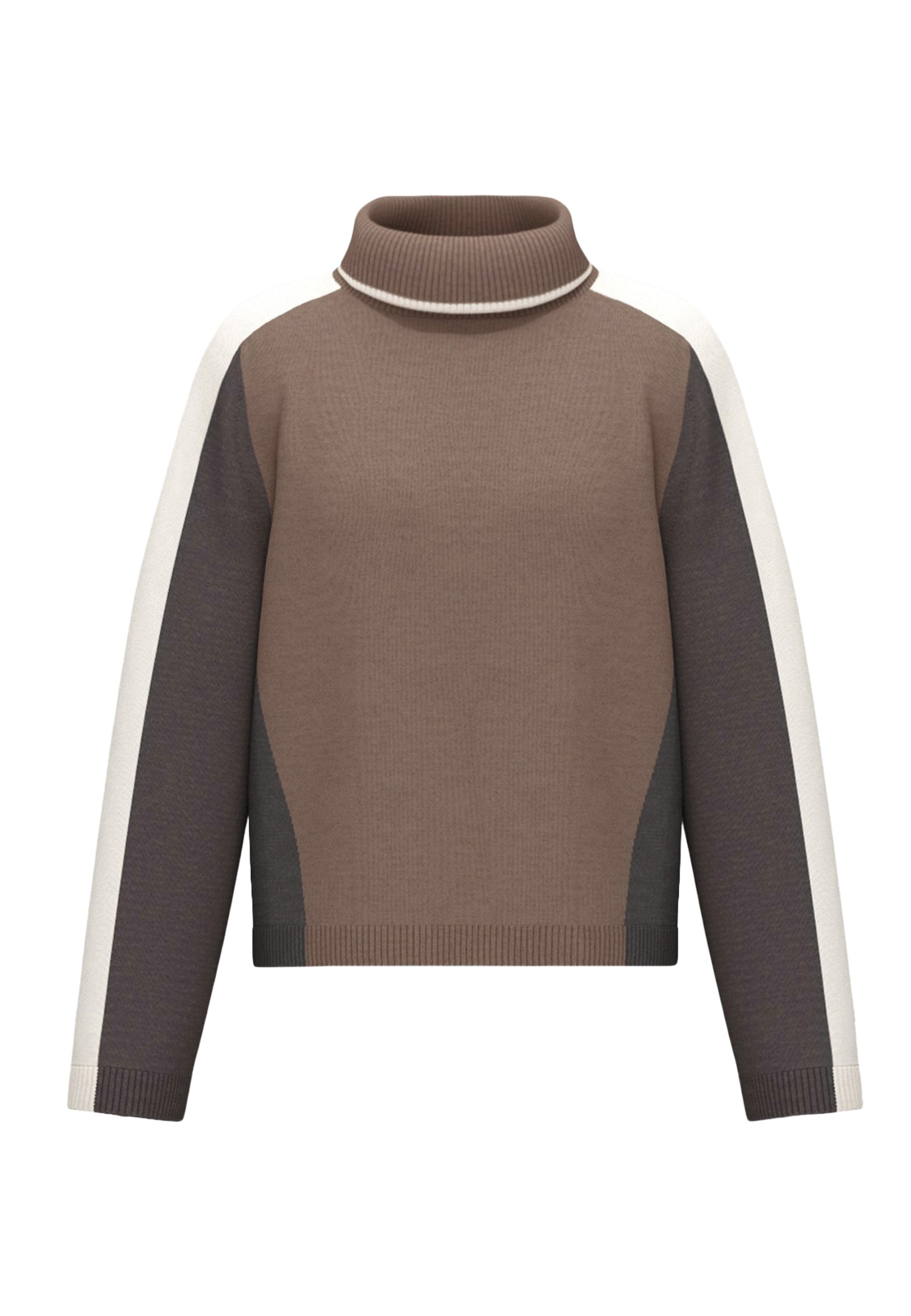 Maglia a collo alto Marrone Emme
