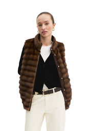 Gilet Marrone Emme