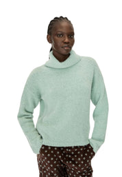 Maglia a collo alto Verde Iblues