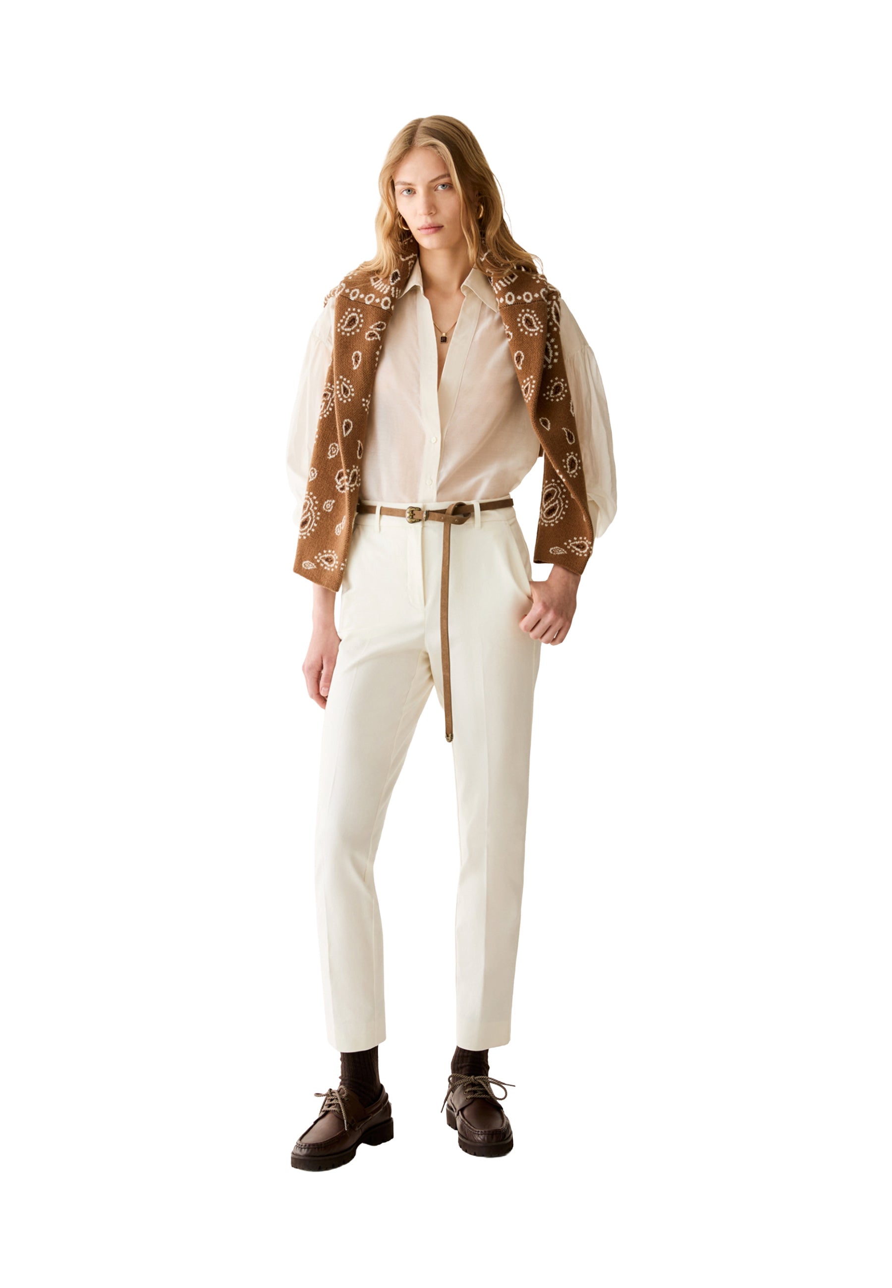 Pantaloni Bianco Pennyblack