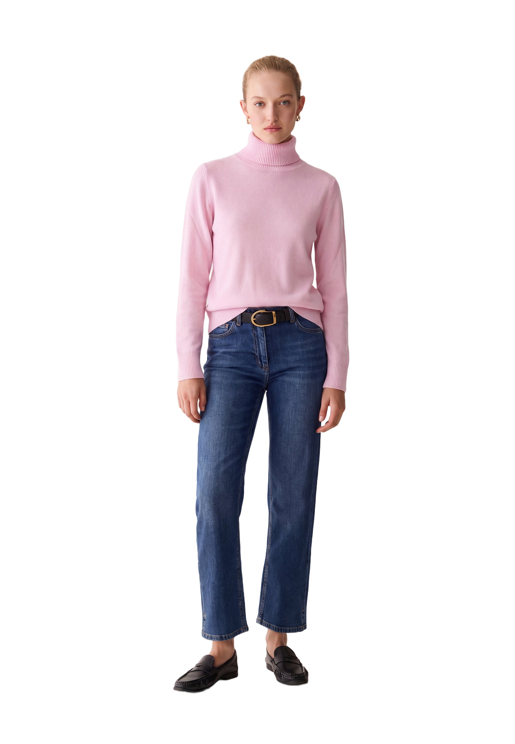 Maglia a collo alto Rosa Pennyblack