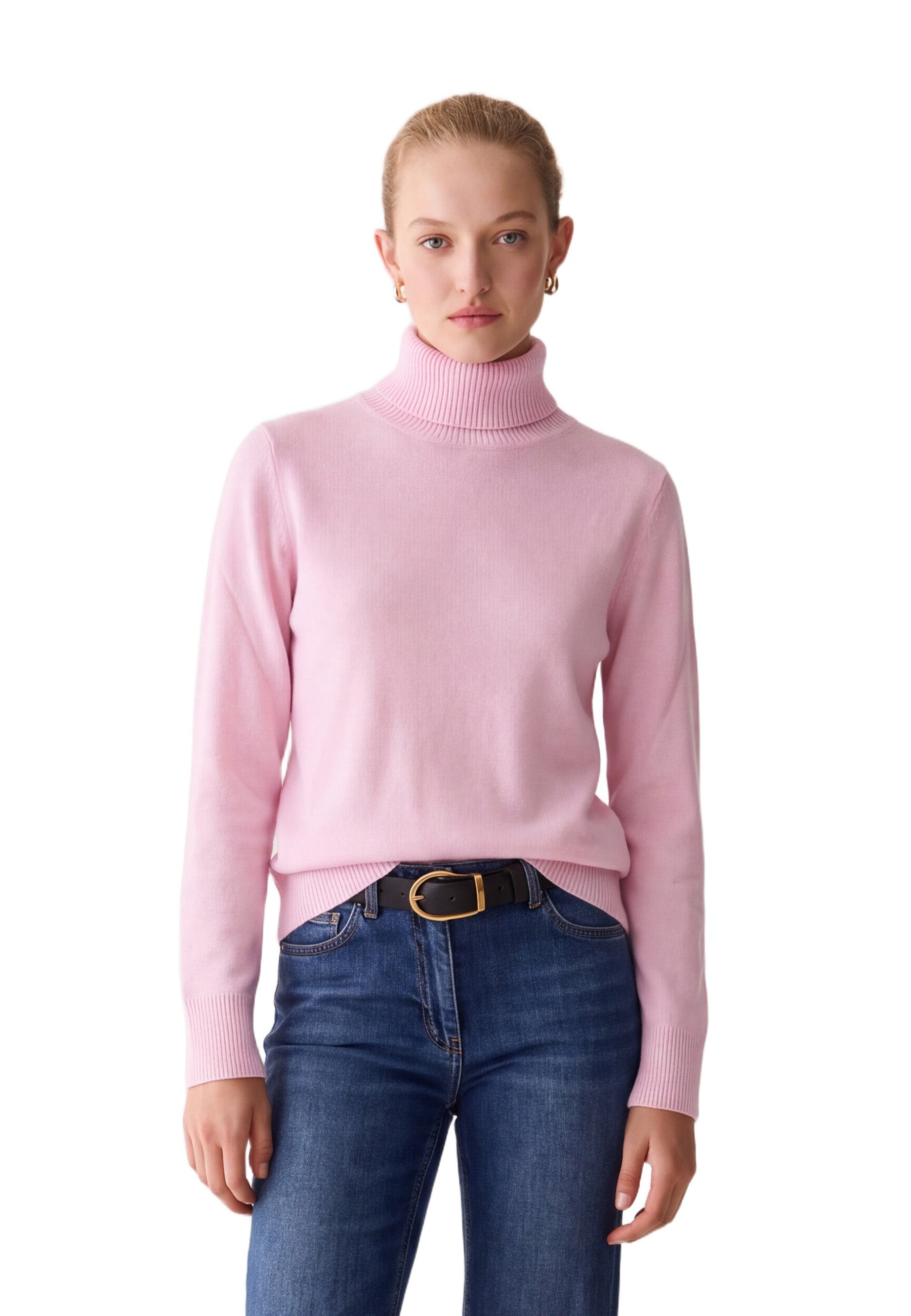 Maglia a collo alto Rosa Pennyblack