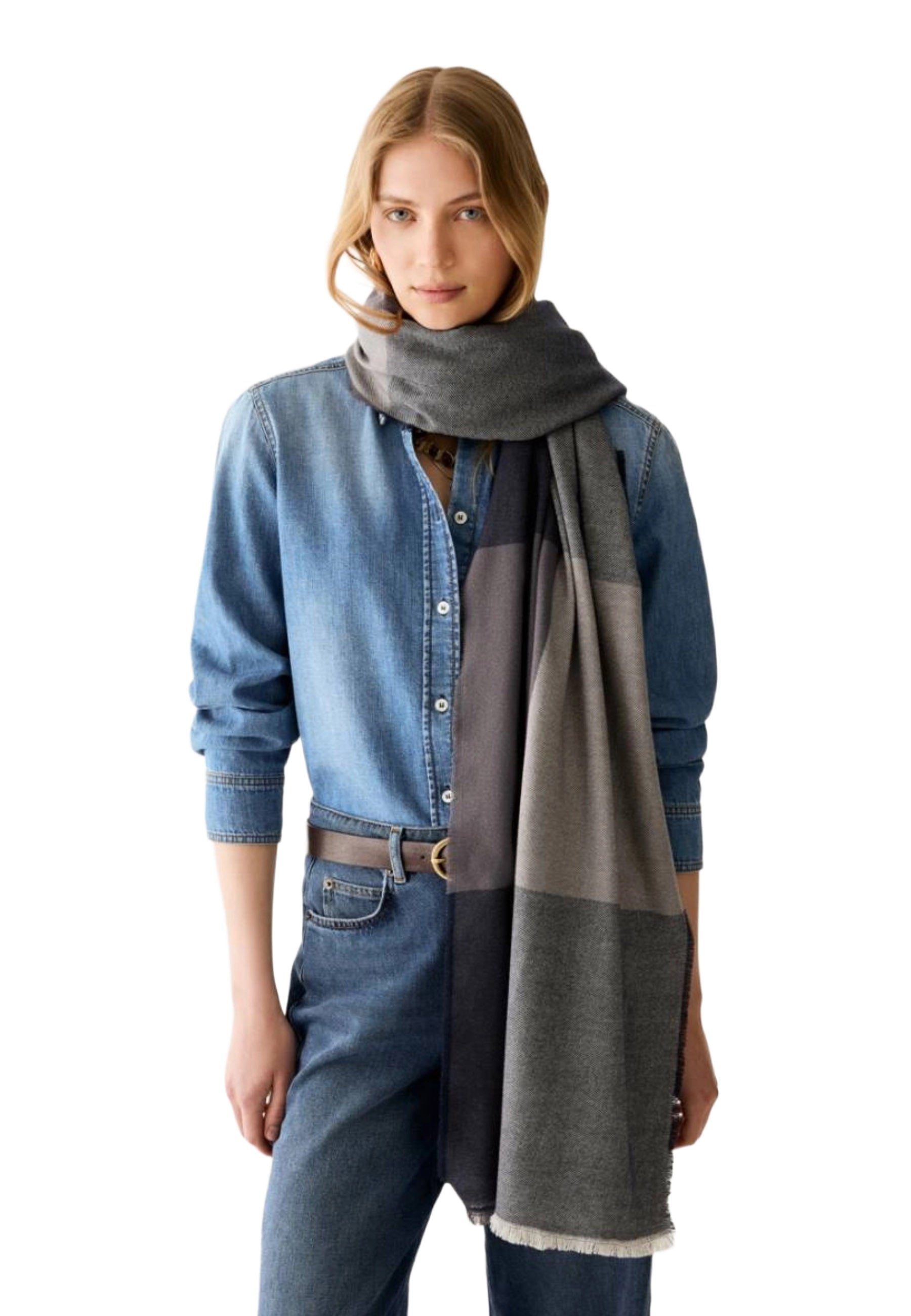 Sciarpe Grigio Pennyblack