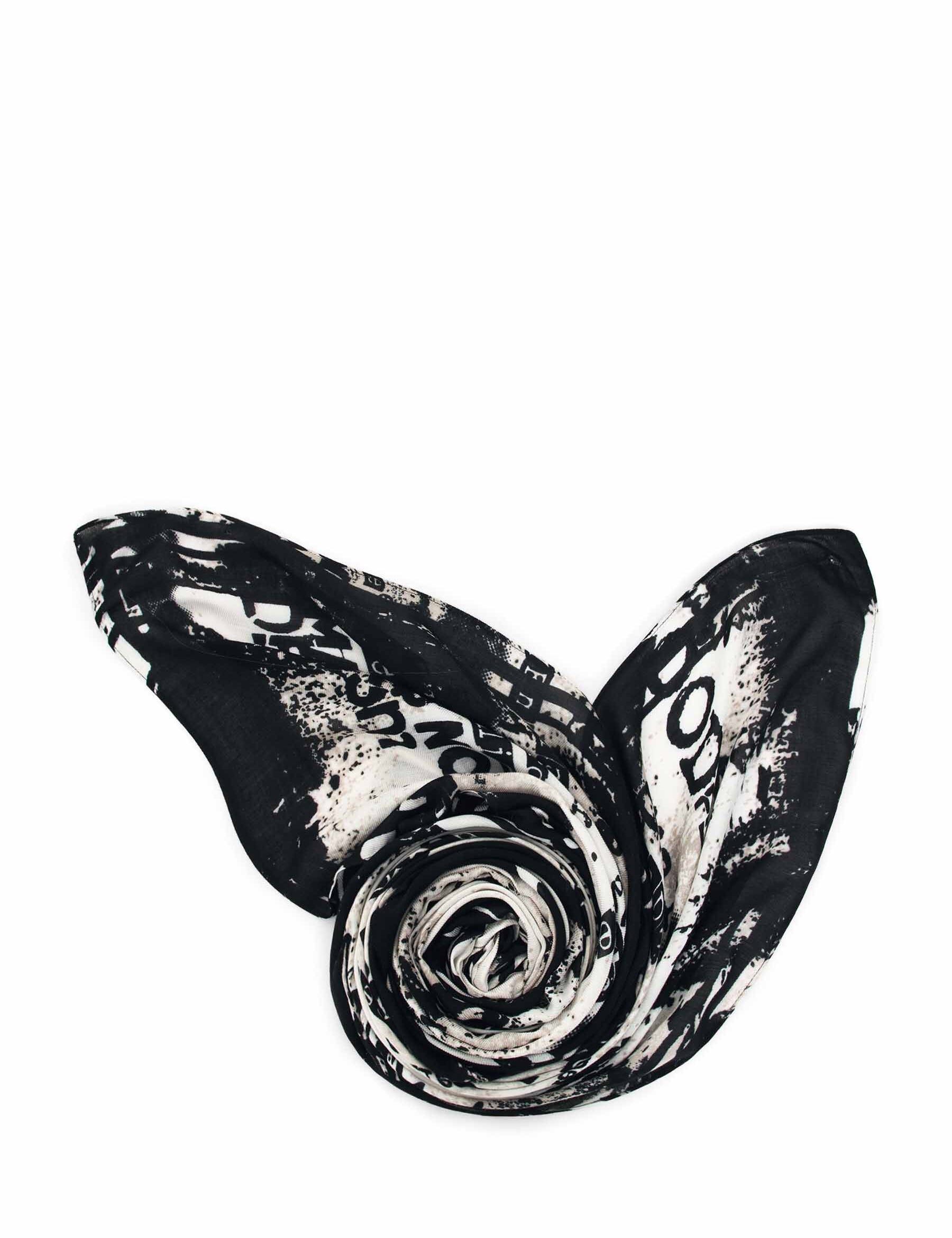 Sciarpe Nero Desigual