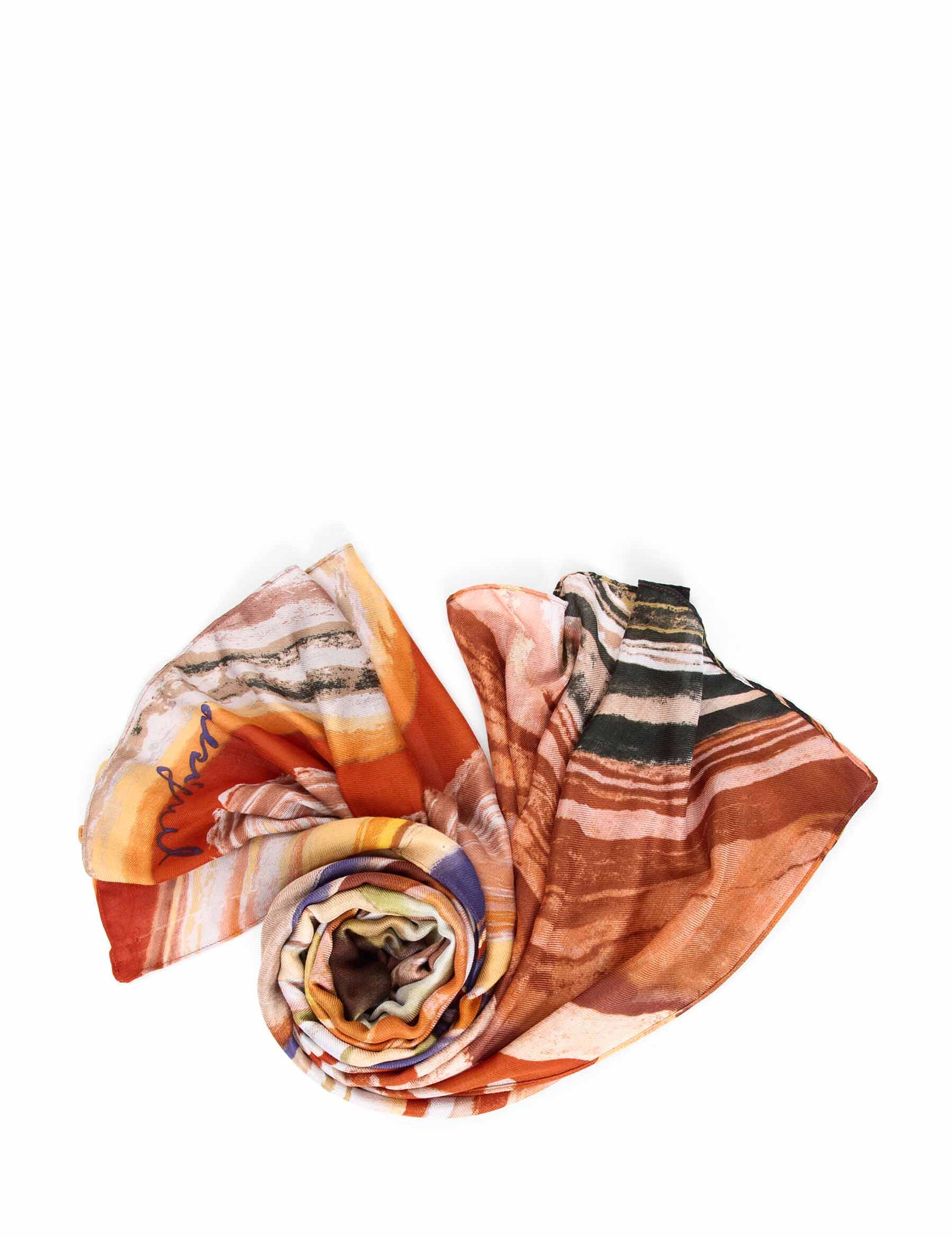 Sciarpe Arancio Desigual