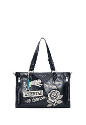 Borse a spalla Nero Desigual